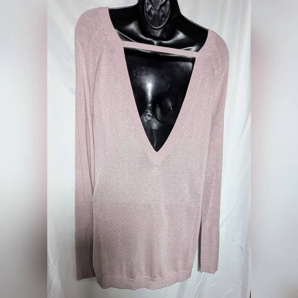 Women's Lululemon‎ Unity Drop Back Sweater Dusty Rose/Light Lavender | Size 4